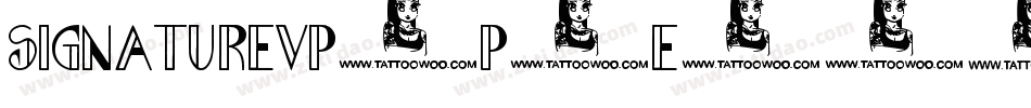 Signaturevp-p1e1字体转换 Signaturevp-p1e1字体转换