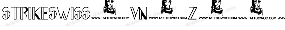 StrikeSwiss-vn0Z字体转换