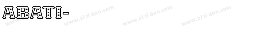 ABATI字体转换