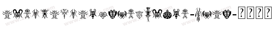 AbstractAlienSymbols-DnAE字体转换