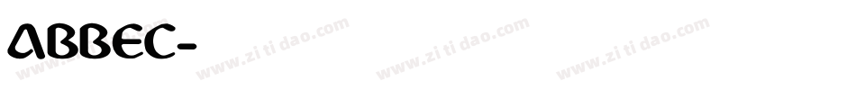 ABBEC字体转换