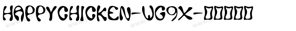 Happychicken-wG9x字体转换