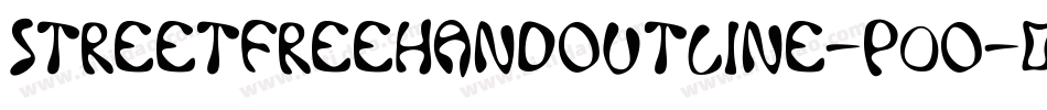 StreetFreehandOutline-p0O字体转换