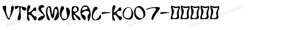 VtksMural-K0o7字体转换