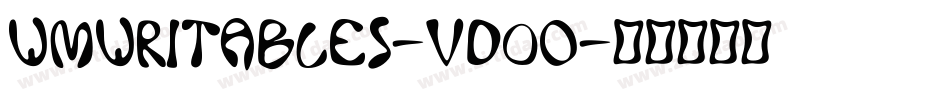 Wmwritables-vd0O字体转换