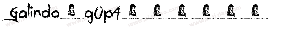 Galindo-g0p4字体转换