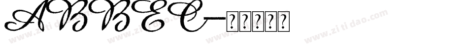 ABBEC字体转换
