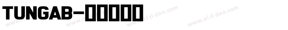 TUNGAB字体转换