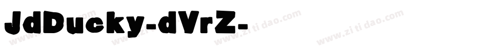 JdDucky-dVrZ字体转换
