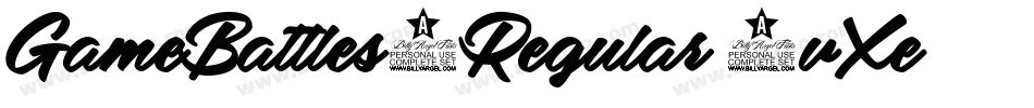 GameBattles2Regular-1vXe字体转换