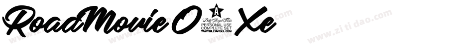 RoadMovie-O5Xe字体转换