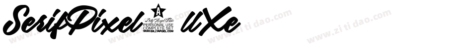 SerifPixel7-llXe字体转换 SerifPixel7-llXe字体转换