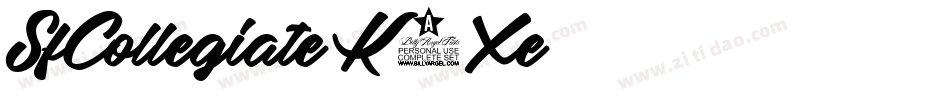 SfCollegiate-K0Xe字体转换 SfCollegiate-K0Xe字体转换
