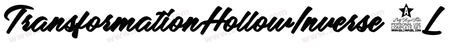 TransformationHollowInverse-1LXe字体转换