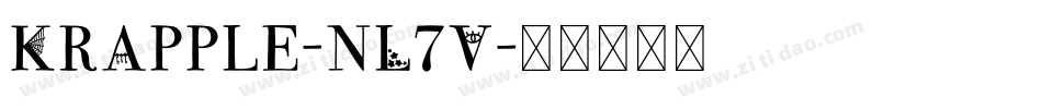 KrApple-nL7V字体转换