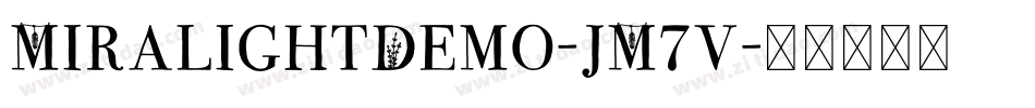 MiralightDemo-jM7v字体转换
