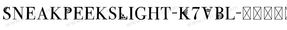 SneakPeeksLight-K7VBl字体转换