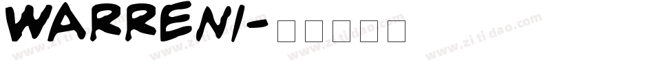 WARREN1字体转换
