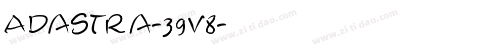 Adastra-39v8字体转换