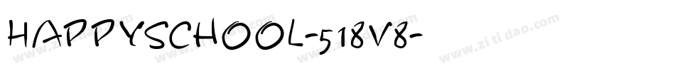 HappySchool-518v8字体转换