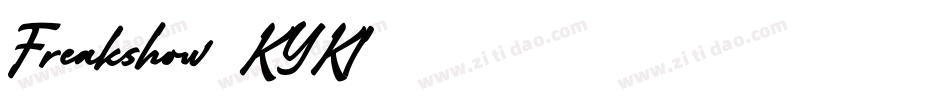 Freakshow-KYKl字体转换