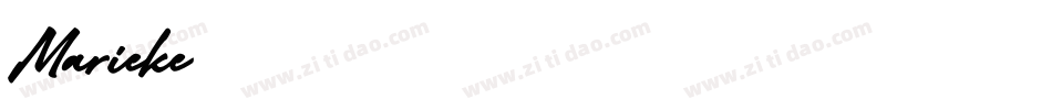 Marieke字体转换