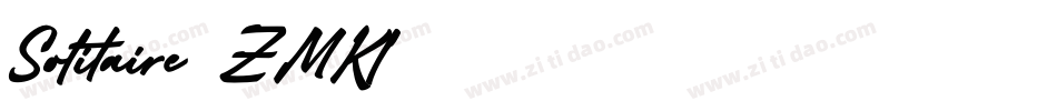 Solitaire-ZMKl字体转换