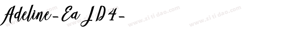Adeline-EaJD4字体转换