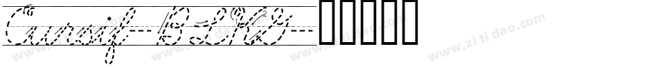 Cursif-BLKG字体转换