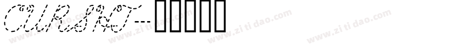 CURSHT字体转换