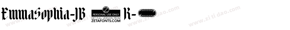 EmmaSophia-JB7K字体转换
