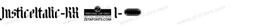 JusticeItalic-KX2l字体转换 JusticeItalic-KX2l字体转换