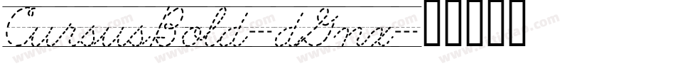 CursusBold-dGnx字体转换