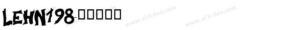 LEHN198字体转换