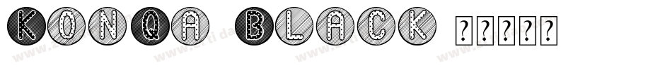 KonQa_Black字体转换