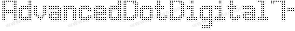 AdvancedDotDigital7-OpXA字体转换