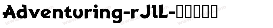 Adventuring-rJlL字体转换