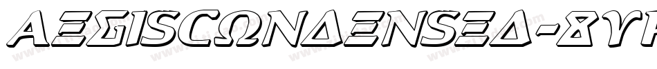 AegisCondensed-8vP0字体转换