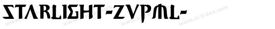 Starlight-ZVpMl字体转换