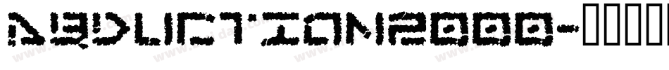 Abduction2000字体转换