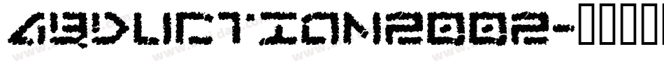 abduction2002字体转换
