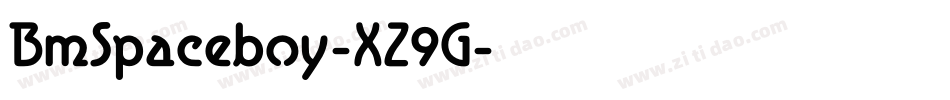 BmSpaceboy-XZ9G字体转换