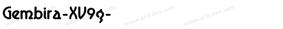 Gembira-XV9g字体转换