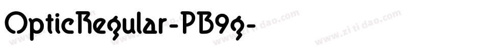 OpticRegular-PB9g字体转换 OpticRegular-PB9g字体转换