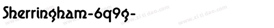Sherringham-6q9g字体转换 Sherringham-6q9g字体转换