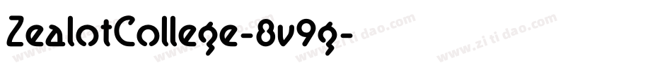 ZealotCollege-8v9g字体转换