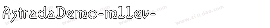 AstradaDemo-mLLev字体转换