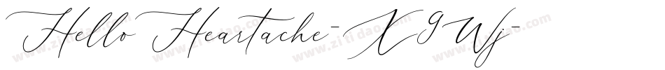 HelloHeartache-X9Wj字体转换