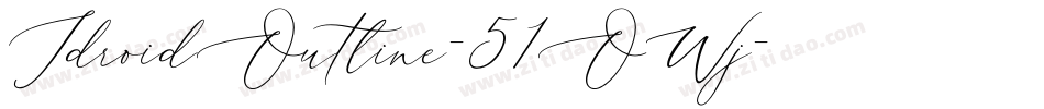 IdroidOutline-51OWj字体转换