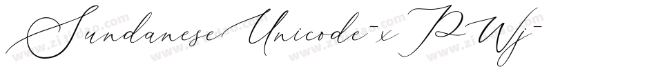SundaneseUnicode-xPWj字体转换